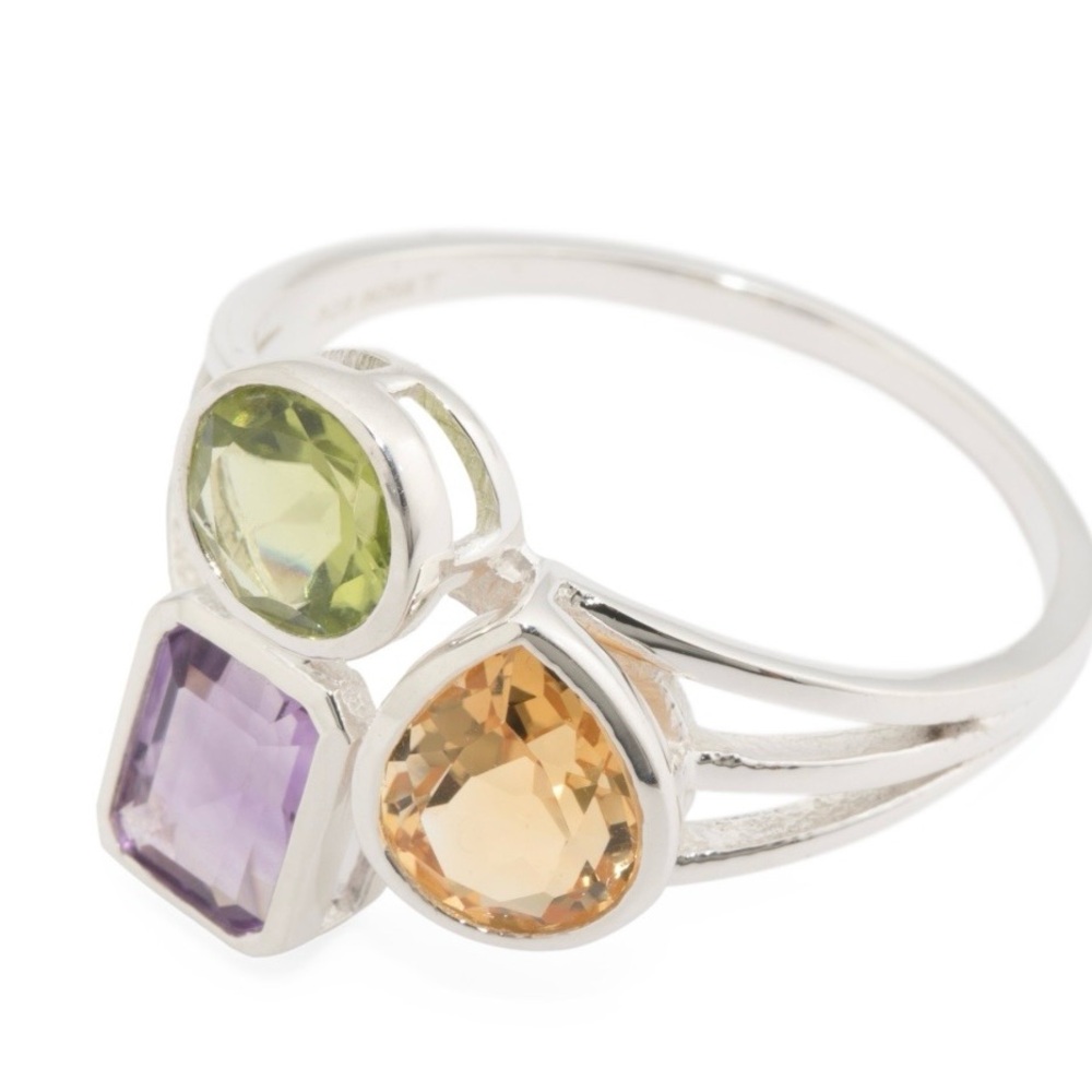 NWOT Shivam Multi Gemstone Ring 💍